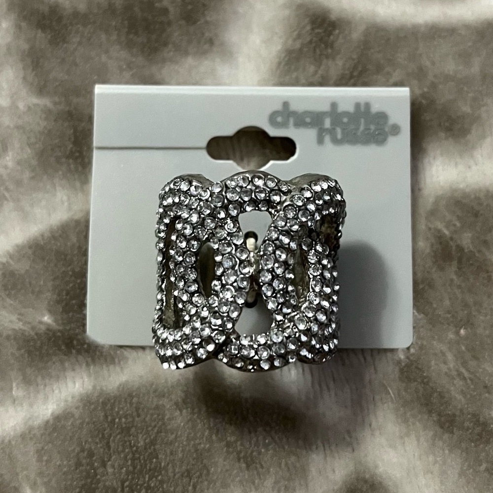 Charlotte Russe ring size 7, rhinestones, NWT